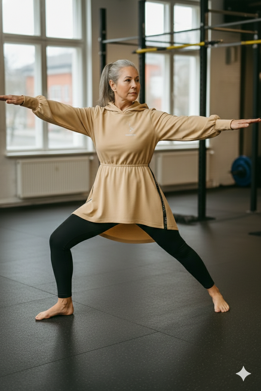 Sculpture Flow Hoodie Dress