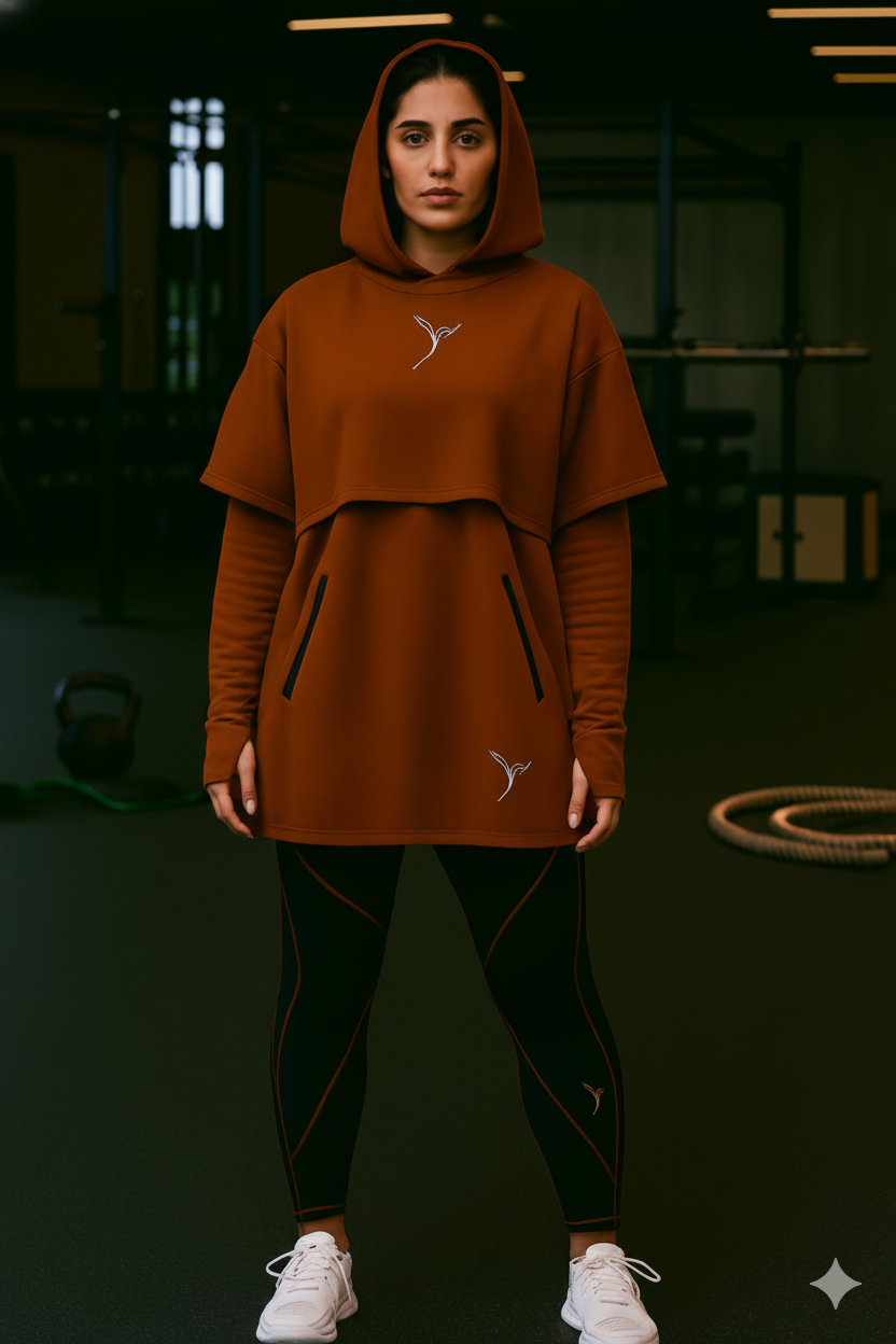 Rythm - athleisure hooded top
