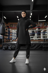 Black Ninja - Modest athleisure Tunic