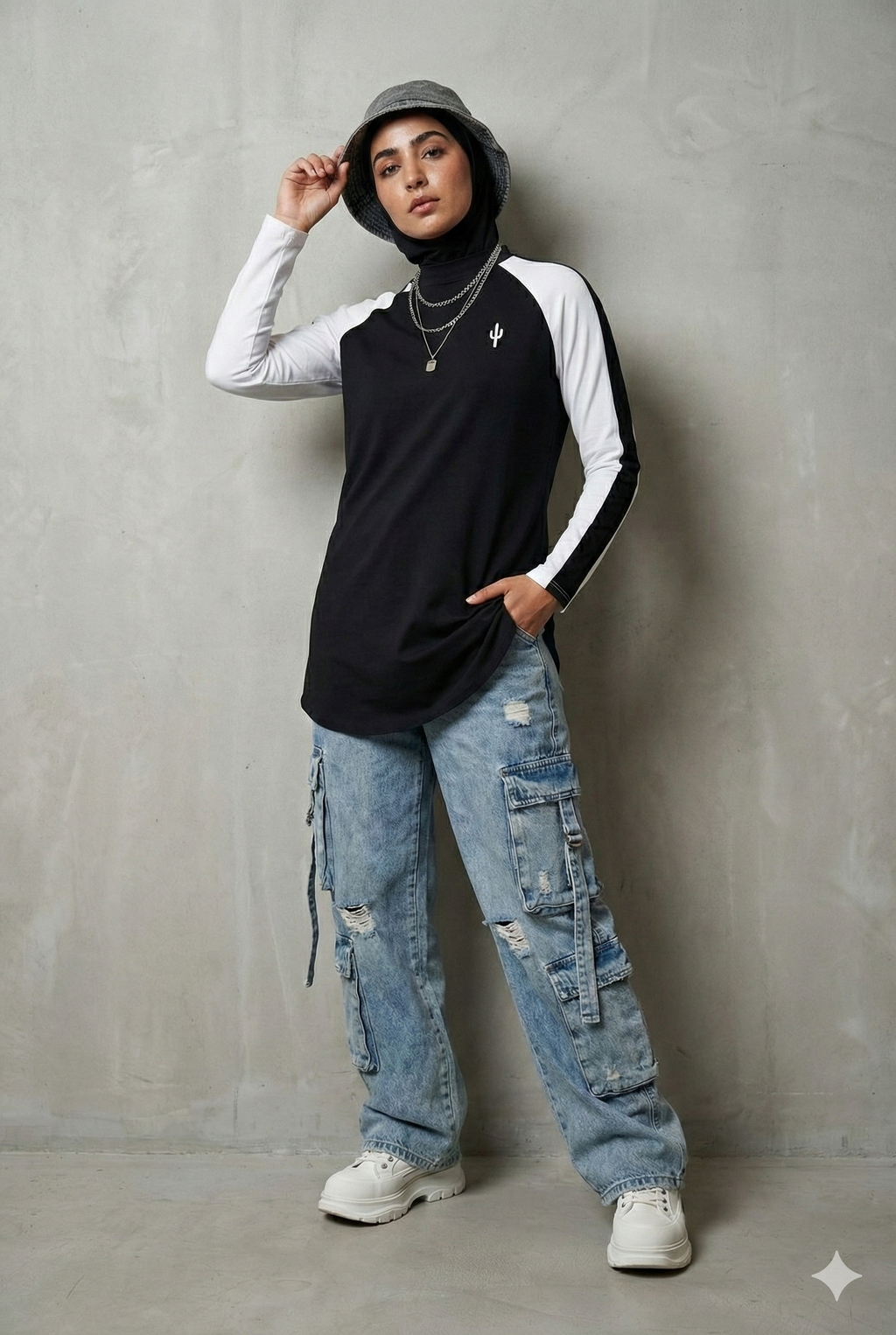 Black calla lilly top